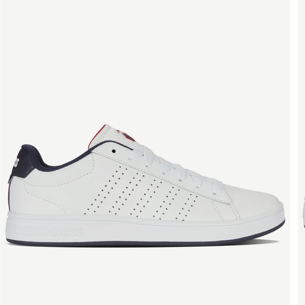 K-Swiss Court Base Classic White Sneakers Men’s 11.5